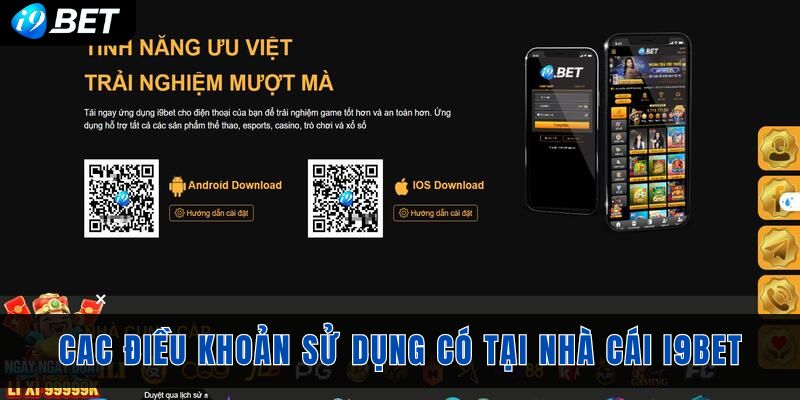 Các điều khoản sử dụng có tại nhà cái i9bet